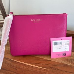 🌸KATE ♠️ SPADE New York super cute pink wristlet🌸
